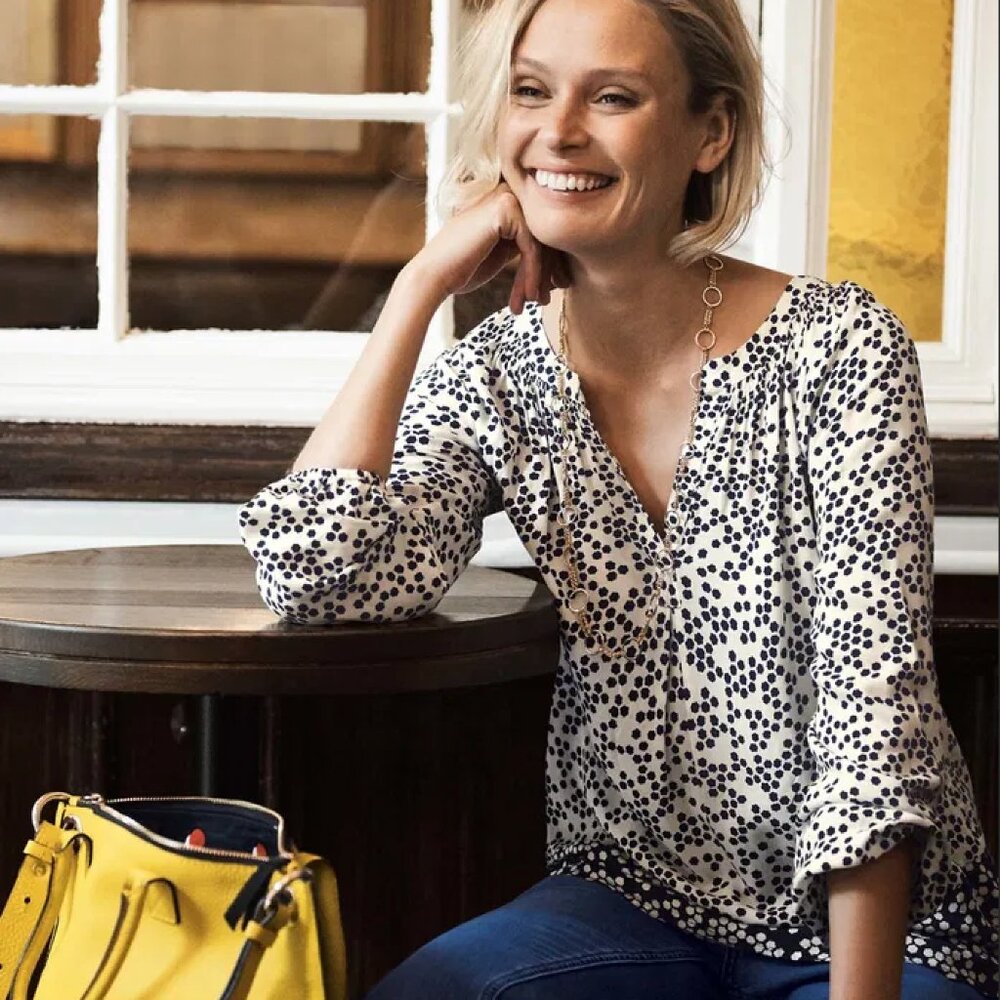 Boden Maya Popover Top Size 4 US